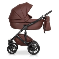 Детская коляска 2 в 1 Riko Naturo Ecco Chocolate
